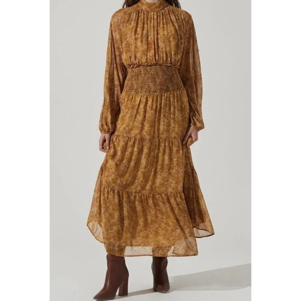 ASTR The Label boho Size XL Long Sleeved Dress